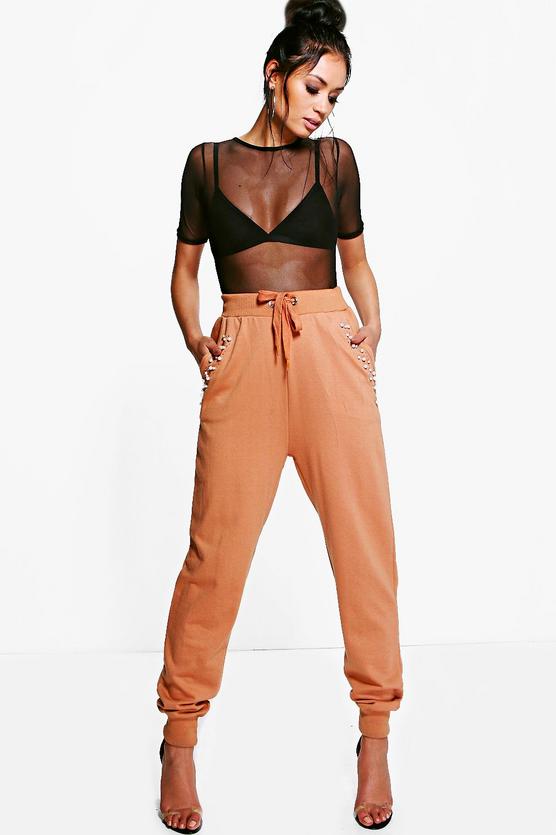 Eva Embellished Pocket Sweat Joggers